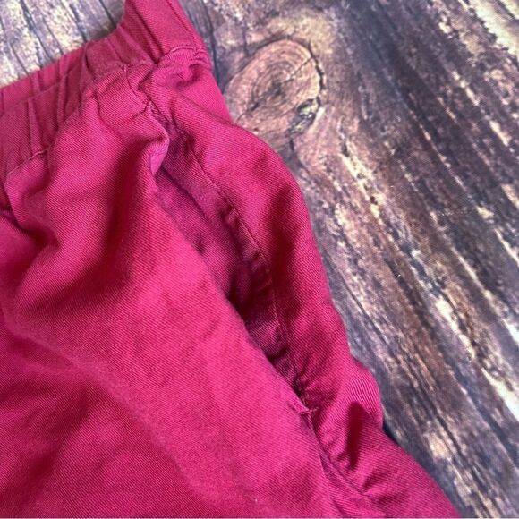 Red Madewell Linen Shorts Size M - Picture 3 of 6